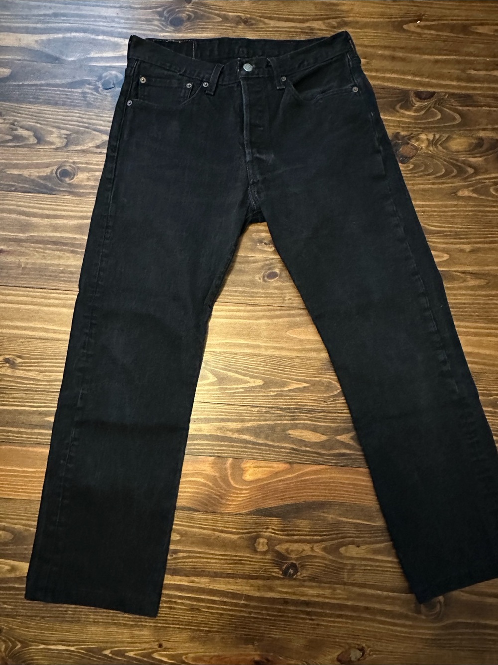 Levi’s 501 button fly black jeans men’s